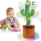 Portable Rechargeable Dancing Cactus Toy